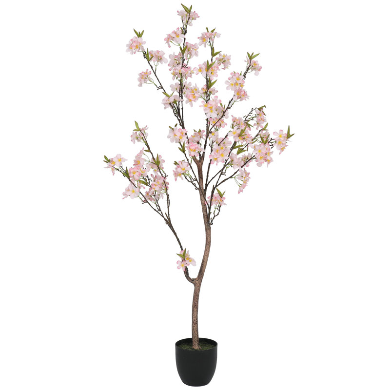 Bloomsbury Market 53.5" Artificial Apple Blossom Tree in Planter